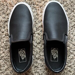 Vans Black Slip-On Sneakers